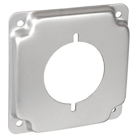 Southwire Electrical Box Cover, Square, Galvanized Steel, Raised Cover G1944
